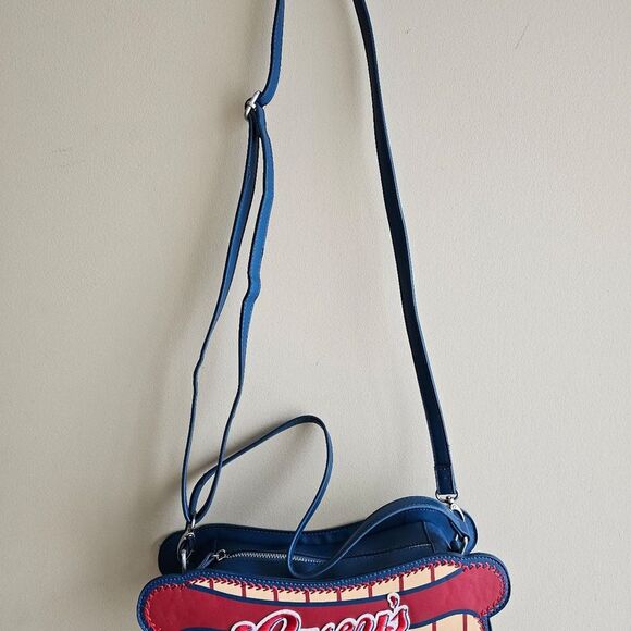 Disney Parks Magic Kingdom Casey’s Corner Hot Dog Crossbody Bag Purse no tag - Picture 2 of 12
